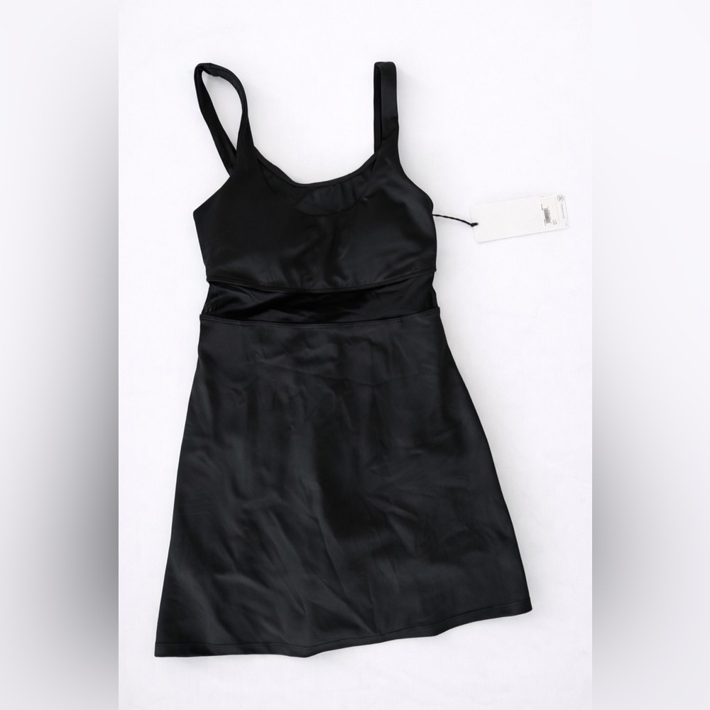 ALO Yoga airlift double trouble tennis dress size small black NWT
